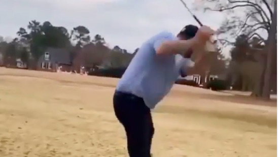 WATCH: Is this the BIGGEST club throw you have ever seen?
